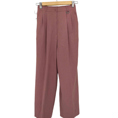 ラバンスポーツ LANVIN SPORT ウール混 ポリ 2タックスラックスパンツ レディース JPN:38