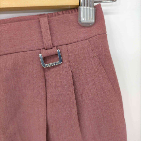 ラバンスポーツ LANVIN SPORT ウール混 ポリ 2タックスラックスパンツ レディース JPN:38