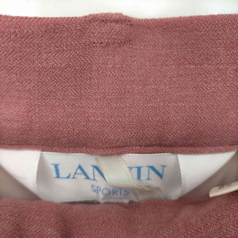 ラバンスポーツ LANVIN SPORT ウール混 ポリ 2タックスラックスパンツ レディース JPN:38