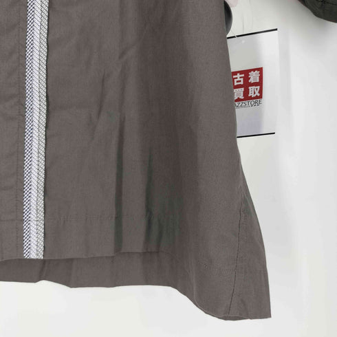 イッセイミヤケメン ISSEY MIYAKE MEN 00s 銀タグ チェックピンタック クロップドシャツ メンズ JPN:3