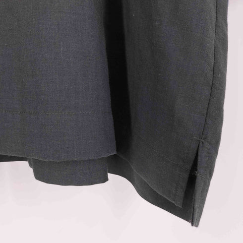 オムプリッセ イッセイミヤケ HOMME PLISSE ISSEY MIYAKE ポリエステルリネン スタンドカラー ドルマンシャツ メンズ JPN:3