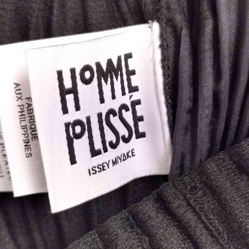 オムプリッセ イッセイミヤケ HOMME PLISSE ISSEY MIYAKE BASICS JF150 PLEATED TROUSER プリーツパンツ メンズ JPN:3