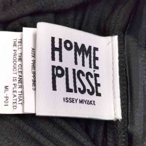 オムプリッセ イッセイミヤケ HOMME PLISSE ISSEY MIYAKE BASICS JF150 PLEATED TROUSER プリーツパンツ メンズ JPN:3