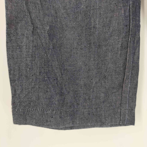 イッセイミヤケメン ISSEY MIYAKE MEN ブリーチ加工 インディゴリネン デニムパンツ メンズ JPN:4