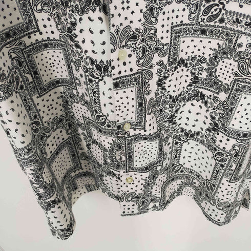 ハルハム HALHAM S/Sペイズリーオーバーシャツ メンズ JPN:XL