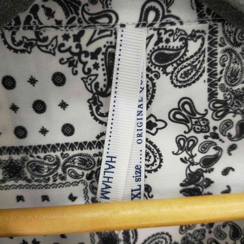 ハルハム HALHAM S/Sペイズリーオーバーシャツ メンズ JPN:XL
