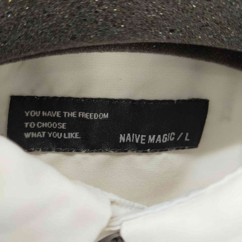 ナイーブマジック naive magic S/Sグラフィック総柄シャツ オーバーサイズ メンズ import:L
