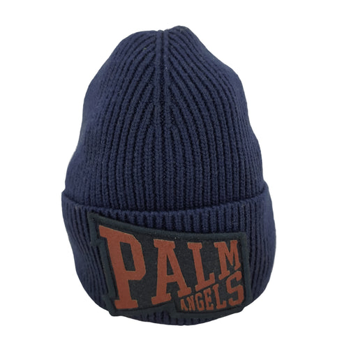 パームエンジェルス Palm Angels 23AW WOOL CAP WITH LOGO PATCH ワッペン ビーニー ロゴパッチビーニー メンズ O/S