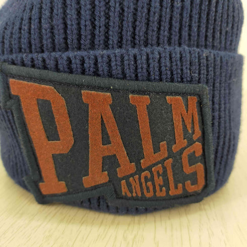 パームエンジェルス Palm Angels 23AW WOOL CAP WITH LOGO PATCH ワッペン ビーニー ロゴパッチビーニー メンズ O/S
