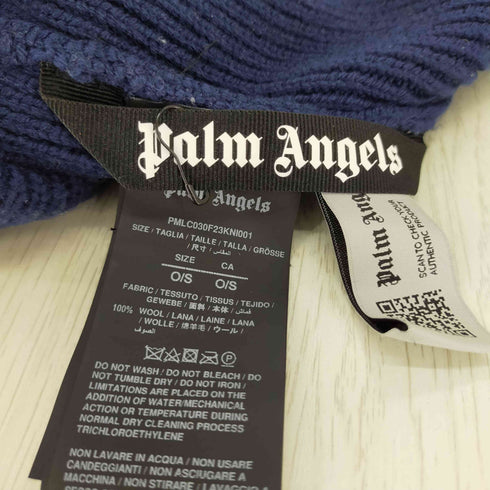 パームエンジェルス Palm Angels 23AW WOOL CAP WITH LOGO PATCH ワッペン ビーニー ロゴパッチビーニー メンズ O/S