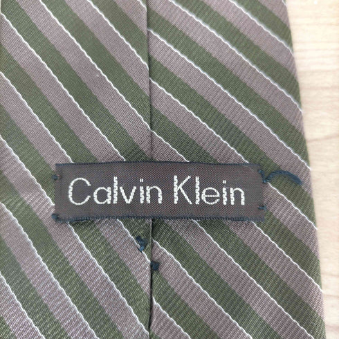 カルバンクライン CALVIN KLEIN MADE IN JAPAN ストライプシルクネクタイ メンズ