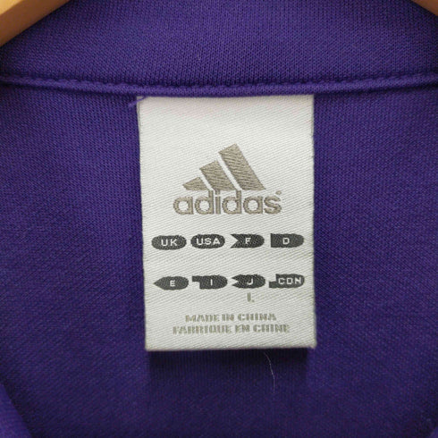 アディダス adidas 背面BIG刺繍 バイカラーナンバリングボウリングシャツ レディース JPN:L