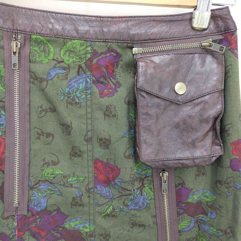 フルギ betty's blue レザーポケットデザイン 裾フリルスカート レディース 9