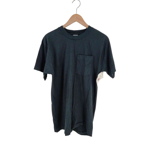 フルーツオブザルーム FRUIT OF THE LOOM USA製 ポケット クルーネックTシャツ メンズ import:L