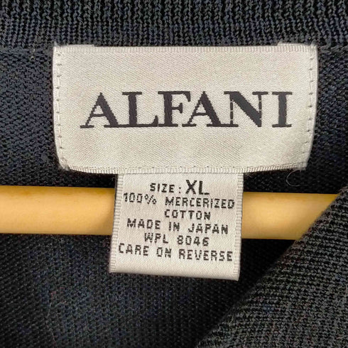 アルファニ ALFANI コットンニットポロシャツ メンズ import:XL