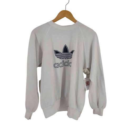 アディダス adidas トレフォイルロゴ刺繍 ラグランスウェット メンズ