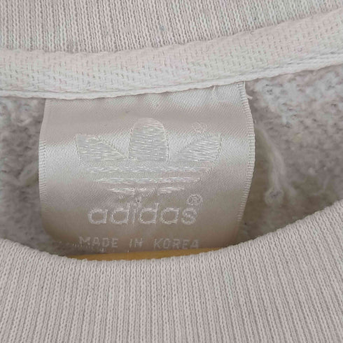 アディダス adidas トレフォイルロゴ刺繍 ラグランスウェット メンズ