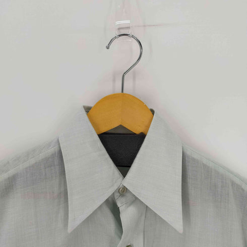 ANDRE ALAIN 70S L/S ワンポケットシャツ ビックカラー フラップポケット メンズ