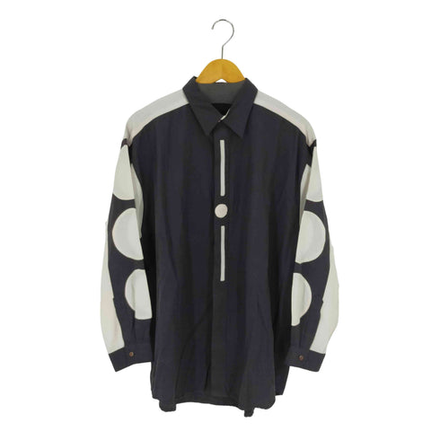 80-90S L/S バイカラーデザインシャツ メンズ