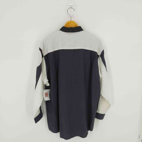 80-90S L/S バイカラーデザインシャツ メンズ