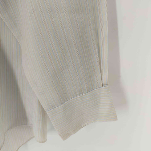 IMAGE OF SILK 70S 片ポケ L/Sストライプシャツ メンズ 15 1/2