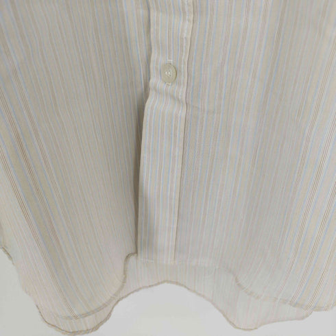 IMAGE OF SILK 70S 片ポケ L/Sストライプシャツ メンズ 15 1/2