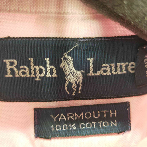 ラルフローレン RALPH LAUREN L/S 90S YARMOUTH ワンポイントシャツ ポニー刺繍 メンズ 16-35
