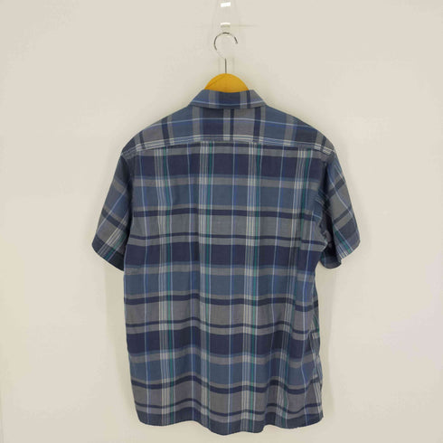ピエールカルダン pierre cardin 90S 陵胸ポケット BD半袖チェックシャツ ボックス メンズ JPN:L