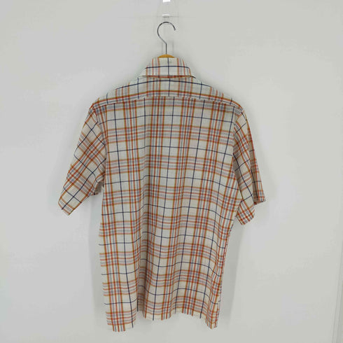 cane michaels 70S ワンポケットチェックシャツ ビックカラー メンズ import:M