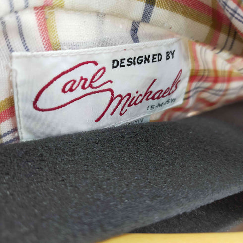 cane michaels 70S ワンポケットチェックシャツ ビックカラー メンズ import:M