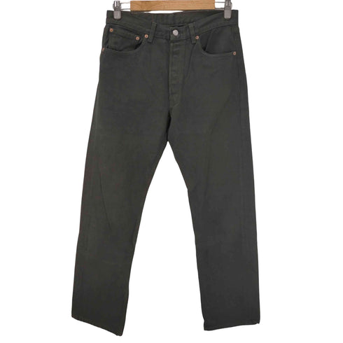 リーバイス Levis USA製 501 ボタンフライブラックデニム 552刻印 メンズ W32