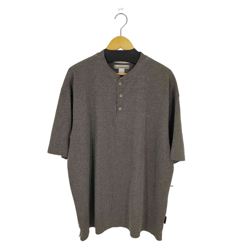 ペリーエリス PERRY ELLIS 80S-90S S/S ワンポイントロゴカットソー ストライプ ポロカットソー メンズ JPN:L