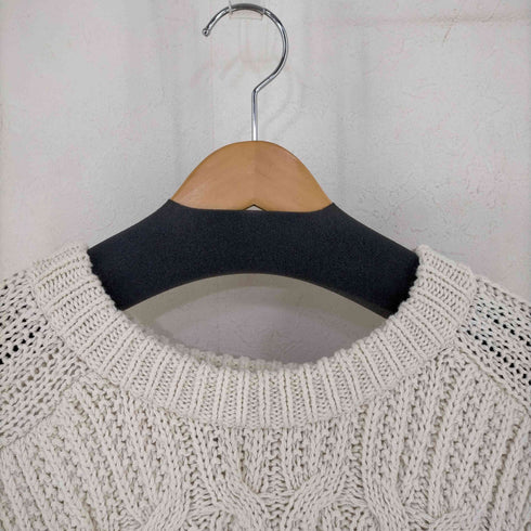 ザラ ZARA ローゲージコットンニット レディース import:S
