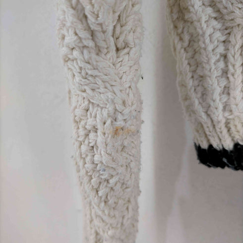 ザラ ZARA ローゲージコットンニット レディース import:S