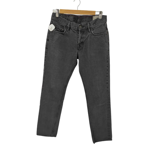 オールセインツ ALLSAINTS テーパードデニムパンツ ウォッシュ加工 ボタンフライ メンズ