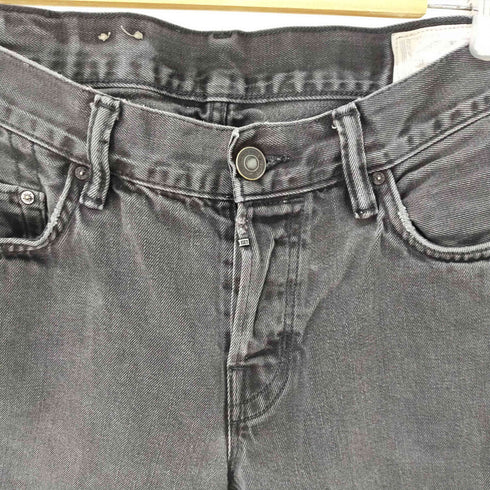 オールセインツ ALLSAINTS テーパードデニムパンツ ウォッシュ加工 ボタンフライ メンズ