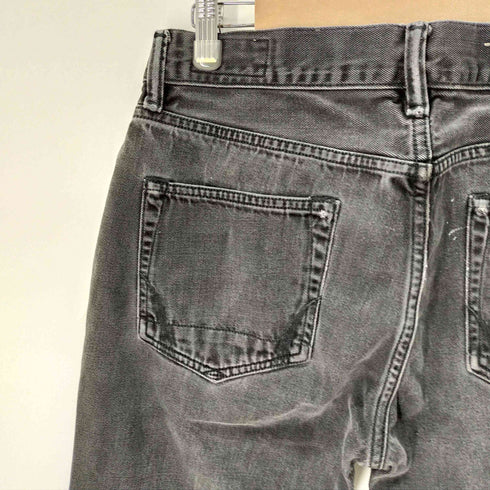 オールセインツ ALLSAINTS テーパードデニムパンツ ウォッシュ加工 ボタンフライ メンズ