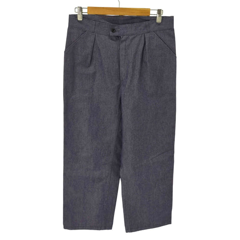 PANTALON BLEU CHINE DE SERVICE COURANT French Navy Denim Pants フランス海軍パンツ ワイド 88X メンズ