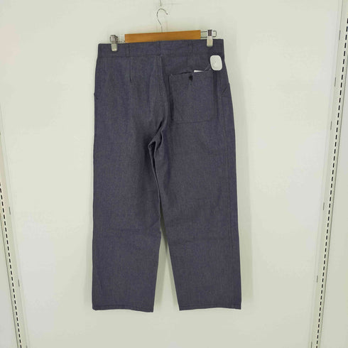 PANTALON BLEU CHINE DE SERVICE COURANT French Navy Denim Pants フランス海軍パンツ ワイド 88X メンズ