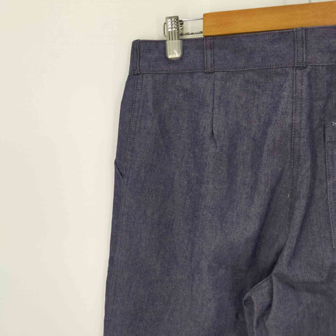 PANTALON BLEU CHINE DE SERVICE COURANT French Navy Denim Pants フランス海軍パンツ ワイド 88X メンズ