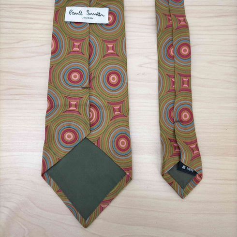 ポールスミスロンドン Paul Smith LONDON 総柄シルクネクタイ メンズ