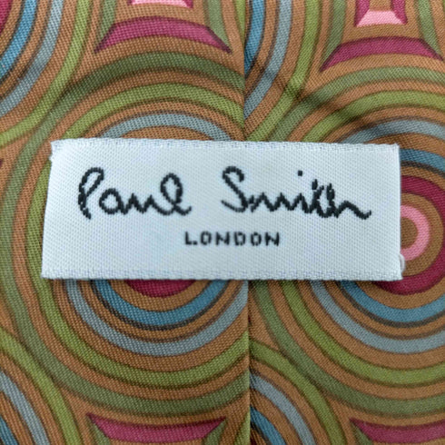 ポールスミスロンドン Paul Smith LONDON 総柄シルクネクタイ メンズ
