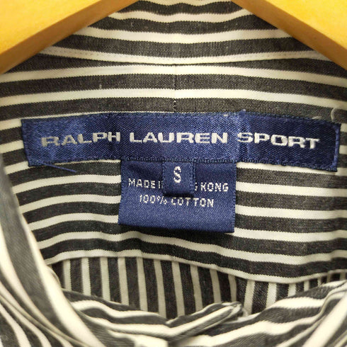 ラルフローレンスポーツ RALPH LAUREN SPORT スモールポニー刺繍 ストライプ柄シャツ レディース import:S
