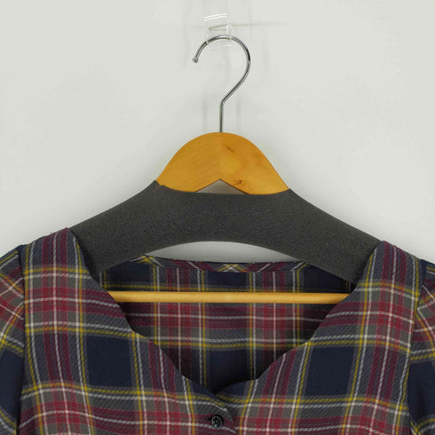 ウィルセレクション WILLSELECTION リボンスリーブシアータータンチェックブラウス レディース JPN:M