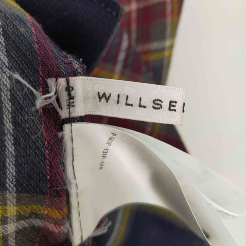 ウィルセレクション WILLSELECTION リボンスリーブシアータータンチェックブラウス レディース JPN:M