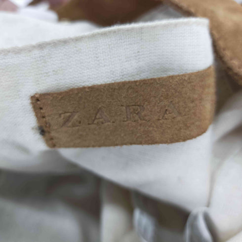 ザラ ZARA スウェードレザーショルダーバッグ ハンドバッグ レディース M