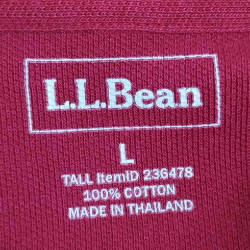 エルエルビーン L.L.Bean Premium Double L Polo ロングスリーブポロシャツ メンズ import:L