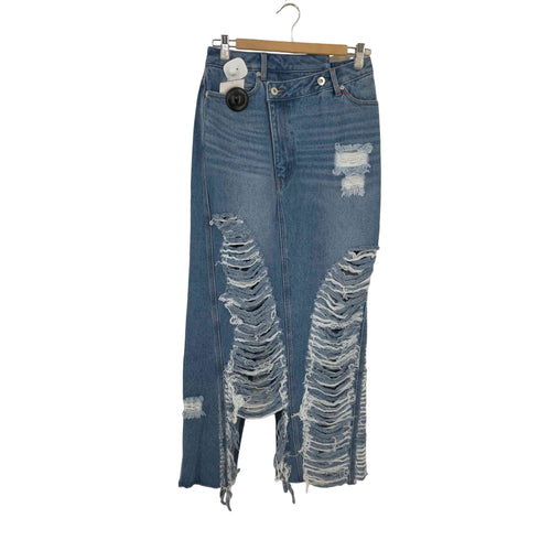 メゾンスペシャル MAISON SPECIAL High Damage Denim Skirt レディース JPN:38