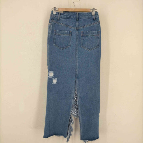 メゾンスペシャル MAISON SPECIAL High Damage Denim Skirt レディース JPN:38