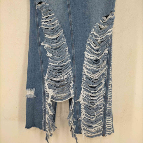 メゾンスペシャル MAISON SPECIAL High Damage Denim Skirt レディース JPN:38
